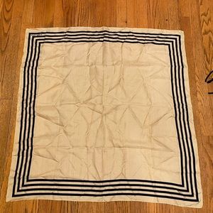 Albert Nipon Minimalist Square Silk Scarf